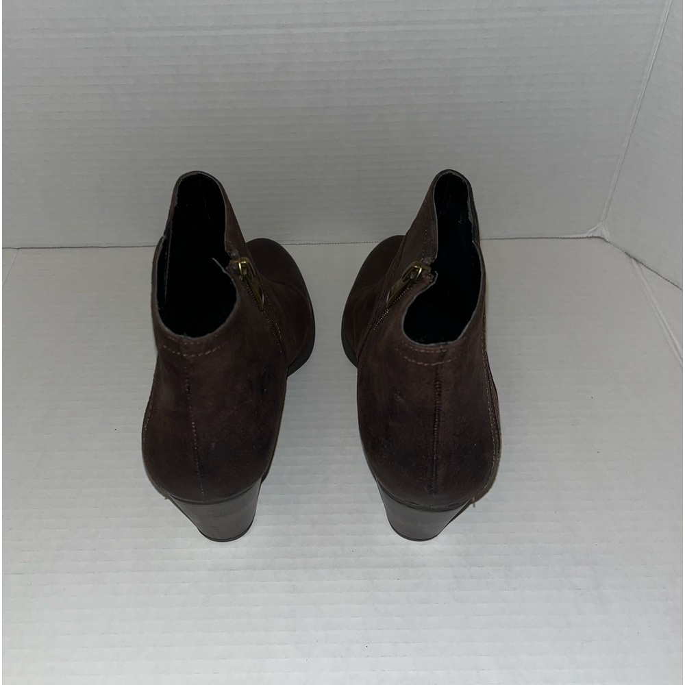Franco Sarto Brown Domino Ankle Boots 9.5M - Picture 4 of 12